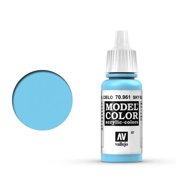 Acrylicos Vallejo Sky Blue, Model Paint, 17ml - Micro - Mark Acrylic Paint