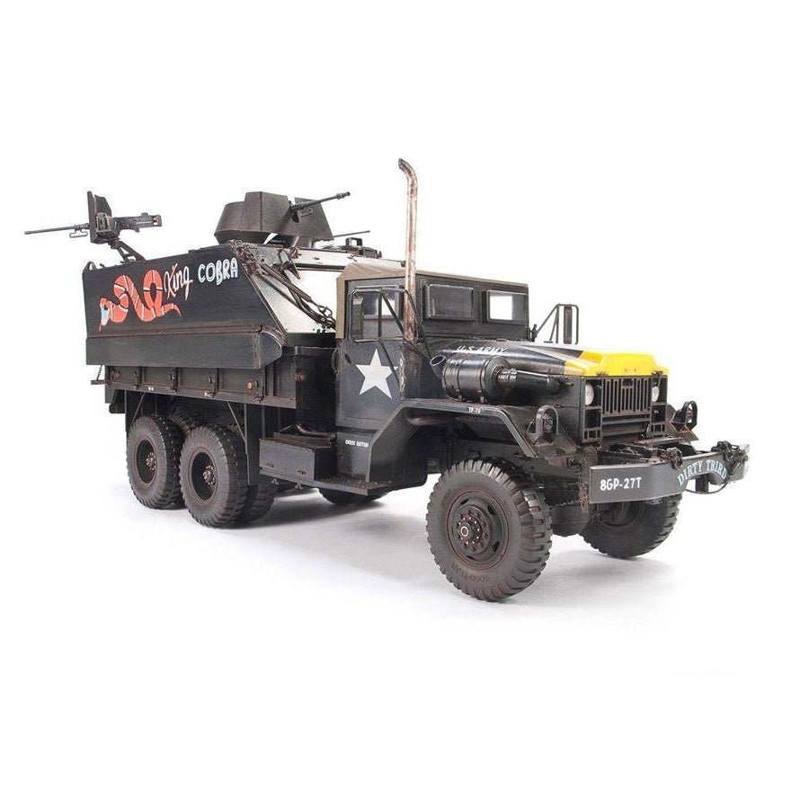 AFV Club U.S. Army Gun Truck "King Cobra" Plastic Model Kit, 1/35 Scale - Micro - Mark Scale Model Kits