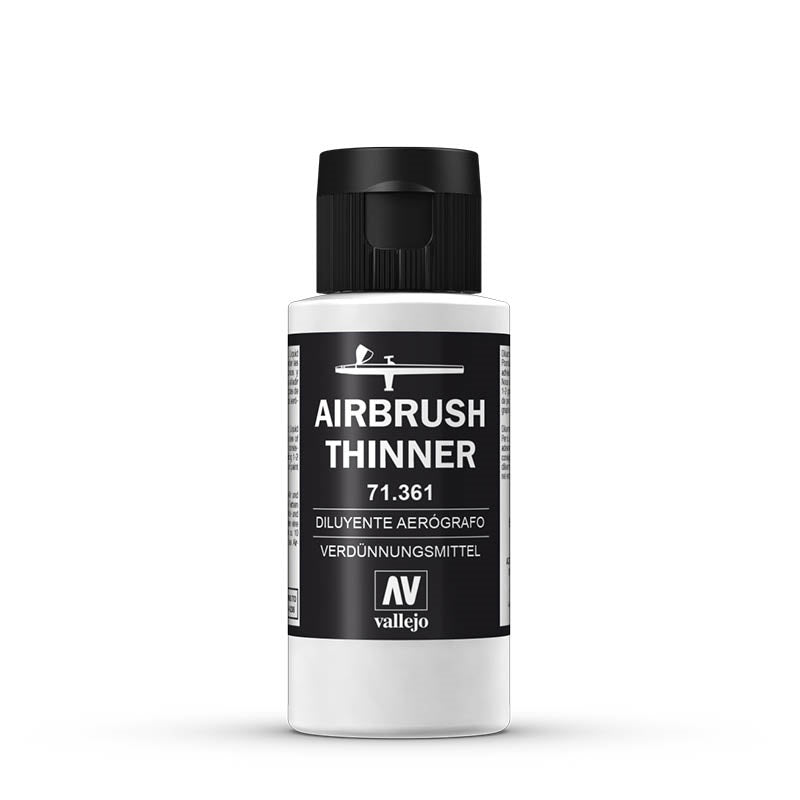 Airbrush Thinner by Acrylicos Vallejo, 60ml - Micro - Mark Paint Accessories