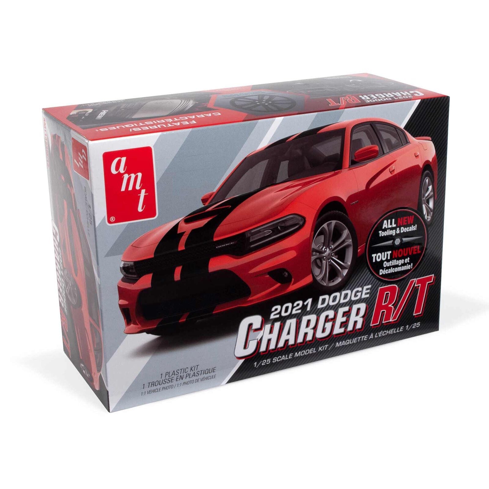 AMT 2021 Dodge Charger R/T Plastic Model Kit, 1/25 Scale