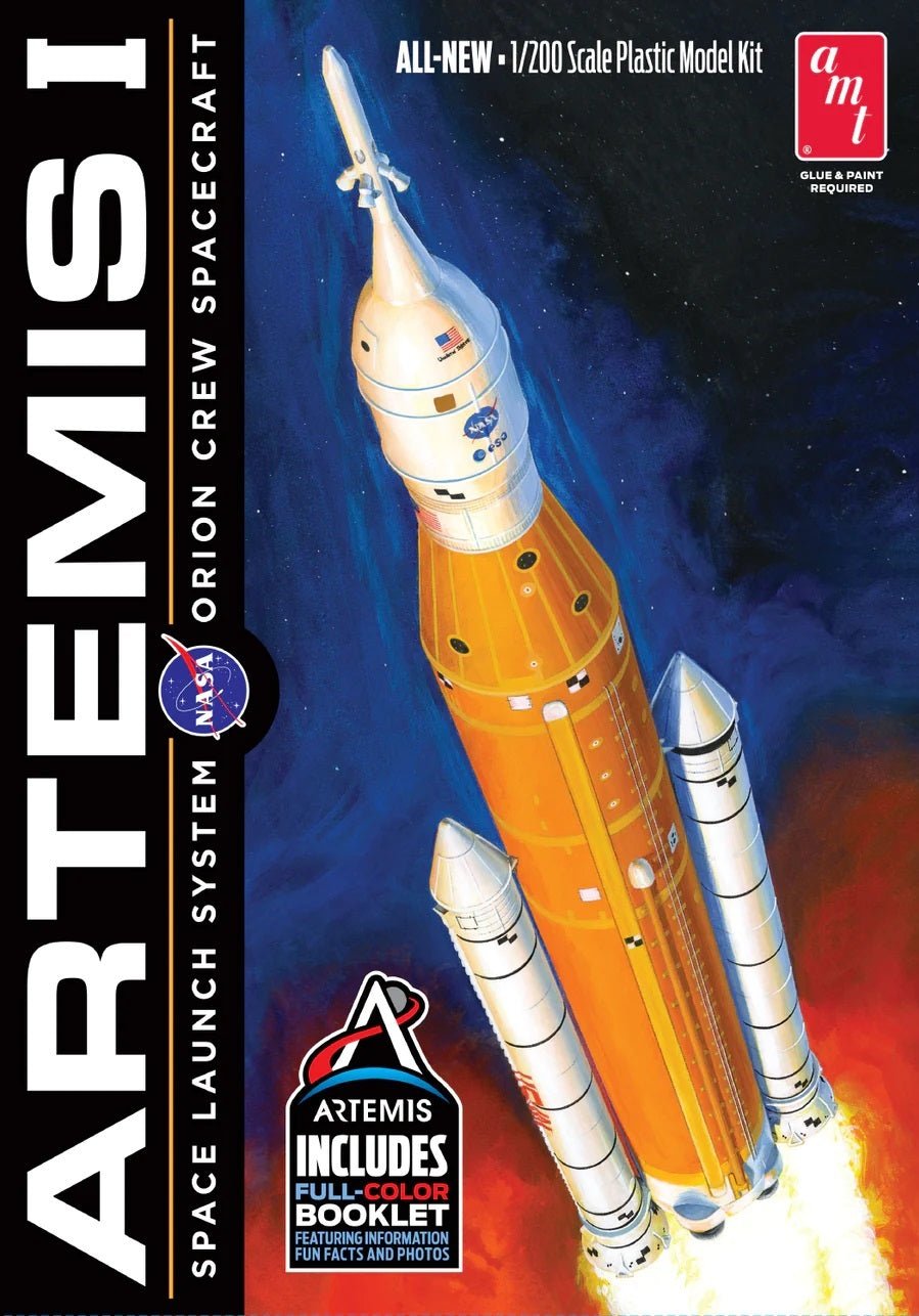 AMT NASA Artemis - 1 Rocket Plastic Model Kit, 1/200 Scale - Micro - Mark Scale Model Kits