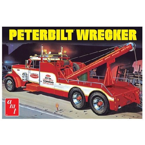 AMT Peterbilt 359 Wrecker Plastic Model Kit, 1/25 Scale - Micro - Mark Model Making