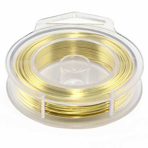 Artistic Wire, 20 ga, Non - Tarnish Yellow Brass Yellow Brass - Micro - Mark Wire