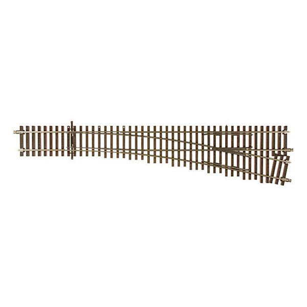 Atlas® #5 Right Hand Turnout w/Brown Ties Code 148, 'O' Scale - Micro - Mark Model Train Accessories