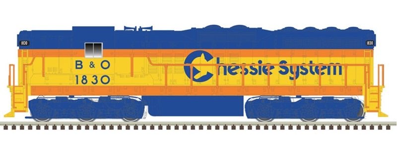Atlas Classic® Silver Sound Ready SD - 7/9 Locomotive - Baltimore & Ohio (Chessie System) 1830, N Scale - Micro - Mark Locomotives