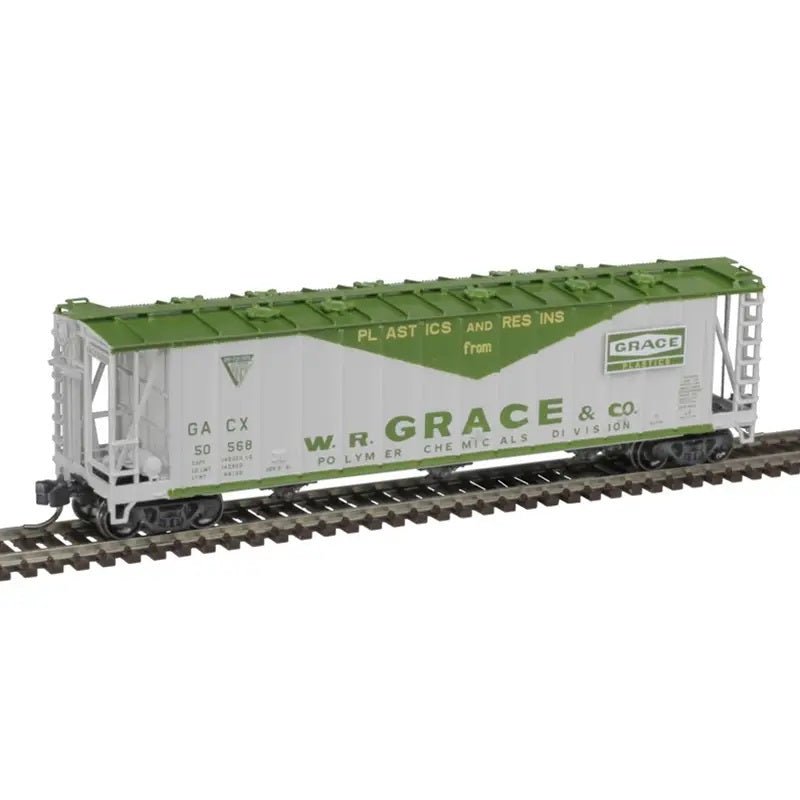 Atlas Master® 3500 Dry - Flo Covered Hopper - W.R. Grace (GACX) #50515, N Scale - Micro - Mark Model Trains, Rolling Stock, Z