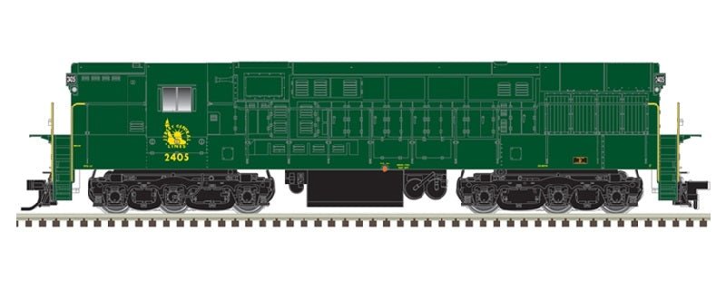 Atlas Master FM Train Master Locomotive - Jersey Central #2407, HO Scale - Micro - Mark Locomotives