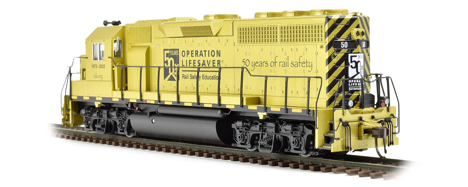 Atlas® Operation Lifesaver® 50th Anniversary GP40 Locomotive GOLD SERIES, HO Scale
