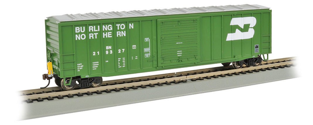 Bachmann #14902, HO Scale, 50' Outside Braced Box Car with FRED, BN - Micro - Mark Model Trains, Rolling Stock, Z