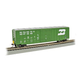 Bachmann #14902, HO Scale, 50' Outside Braced Box Car with FRED, BN