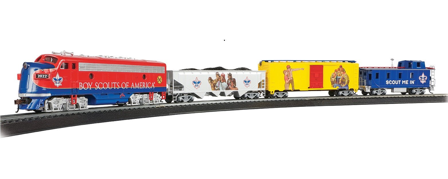 Bachmann Boy Scouts of America® All - American Train Set, HO Scale - Micro - Mark Train Sets