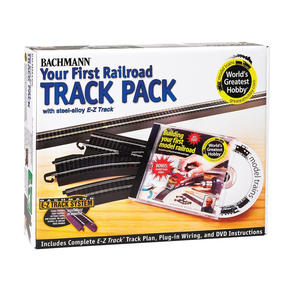 Bachmann® E - Z Track® Steel Alloy "Your First Railroad Track Pack" HO Scale - Micro - Mark Model Train Accessories