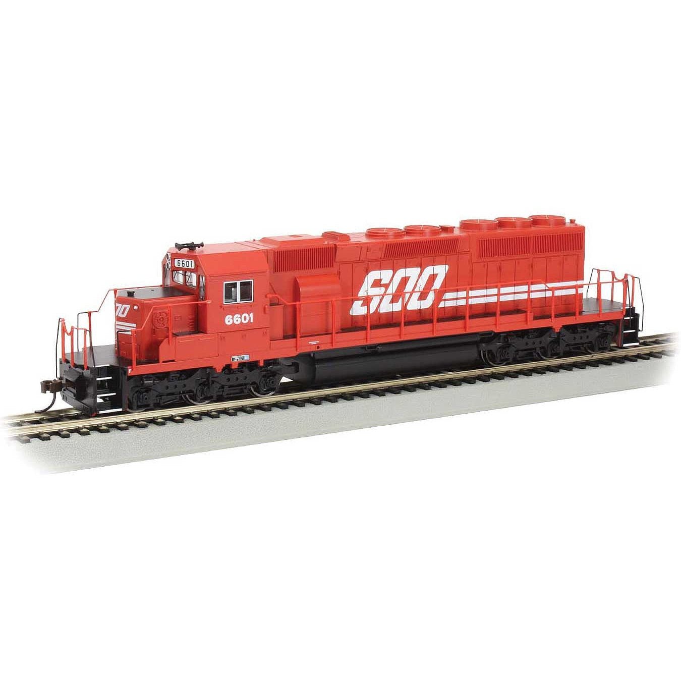 Bachmann EMD SD40 - 2 Diesel Locomotive - SOO Line #6601, HO Scale - Micro - Mark Locomotives