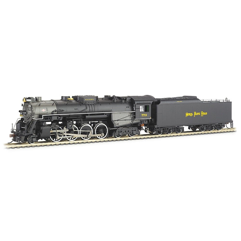 Bachmann HO 2 - 8 - 4 Berkshire Steam Locomotive, Nickel Plate No. 759, with DCC Sound Value