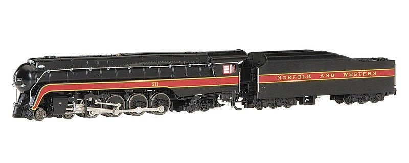 Bachmann Norfolk & Western #611 - Class J 4 - 8 - 4 DCC Econami, N Scale
