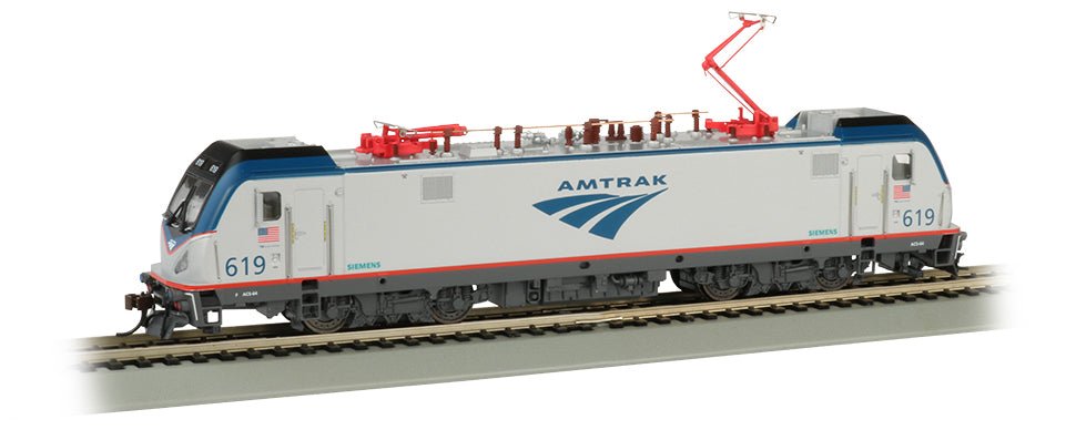 Bachmann Siemens ACS - 64 Electric Locomotive - DCC Sound, Amtrak #619 , HO Scale - Micro - Mark Locomotives