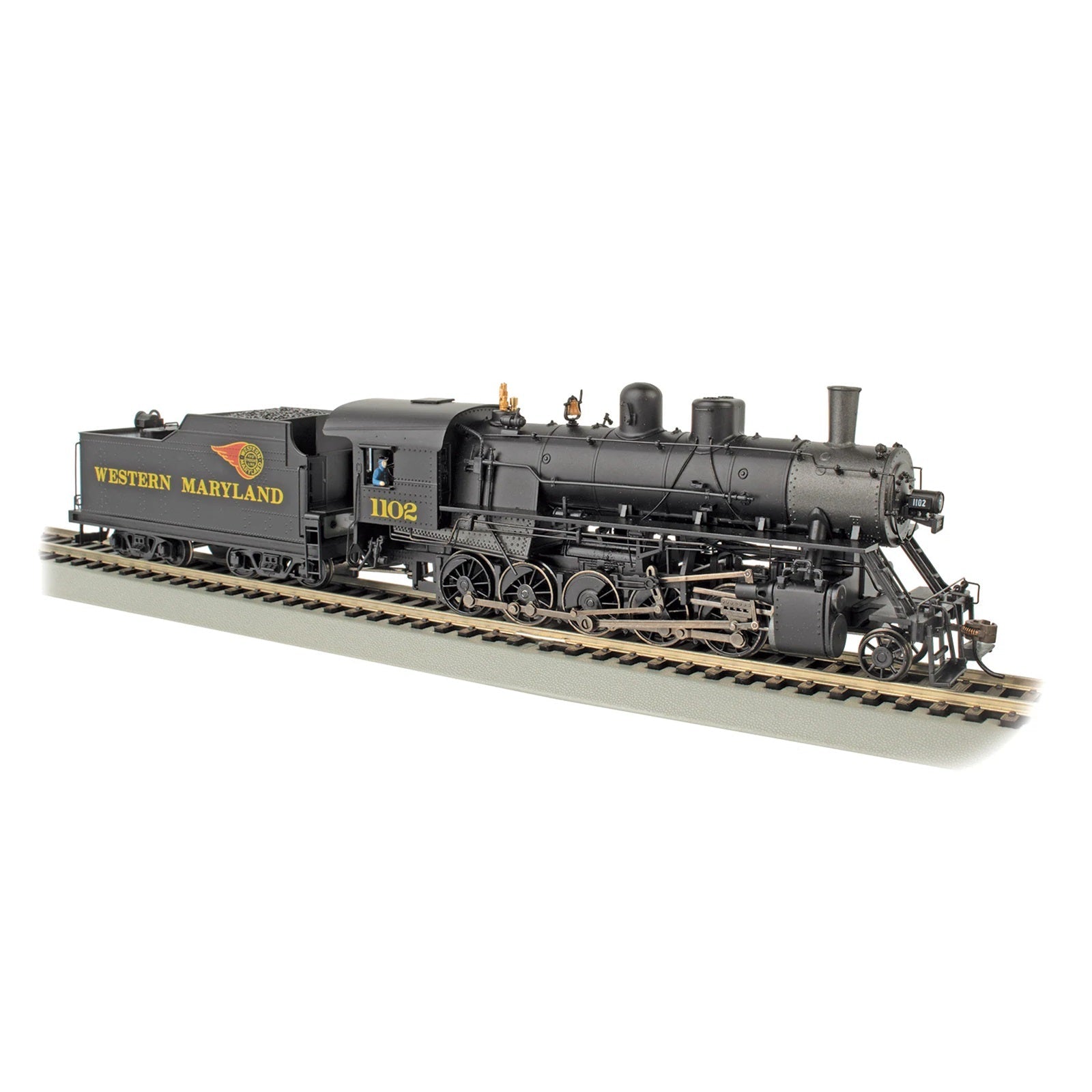 Bachmann Spectrum 2-10-0 Russian Decapod Western Maryland #1102  - DCC WOWSound, HO Scale