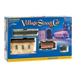 Bachmann® Village Streetcar Set - Christmas, On30 Narrow