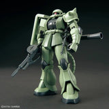 Bandai MS - 06 Zaku II "Mobile Gundam Suit" High Grade Plastic Model Kit, 1/144 Scale