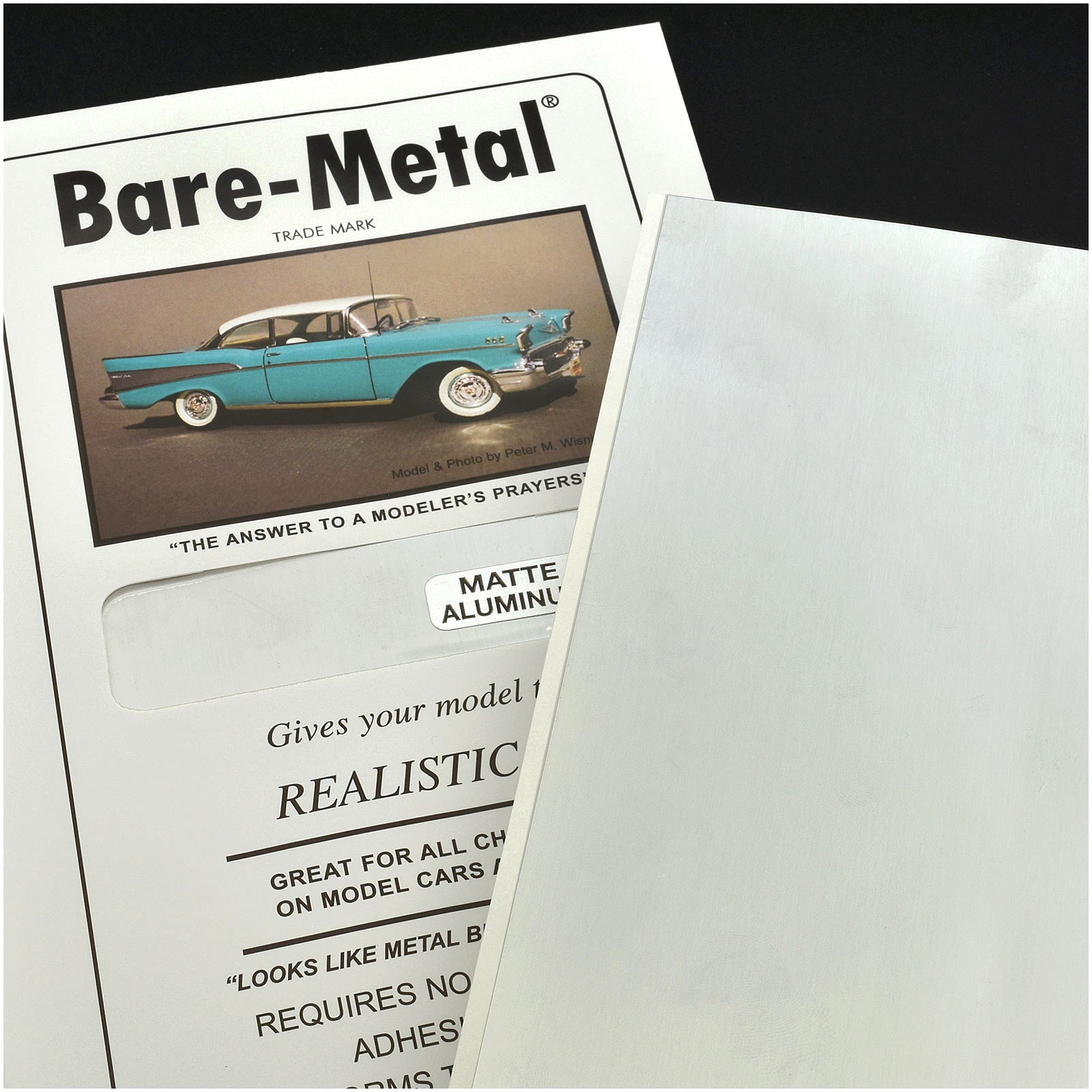 Bare Metal Foil, Matte Aluminum (Set of 2)