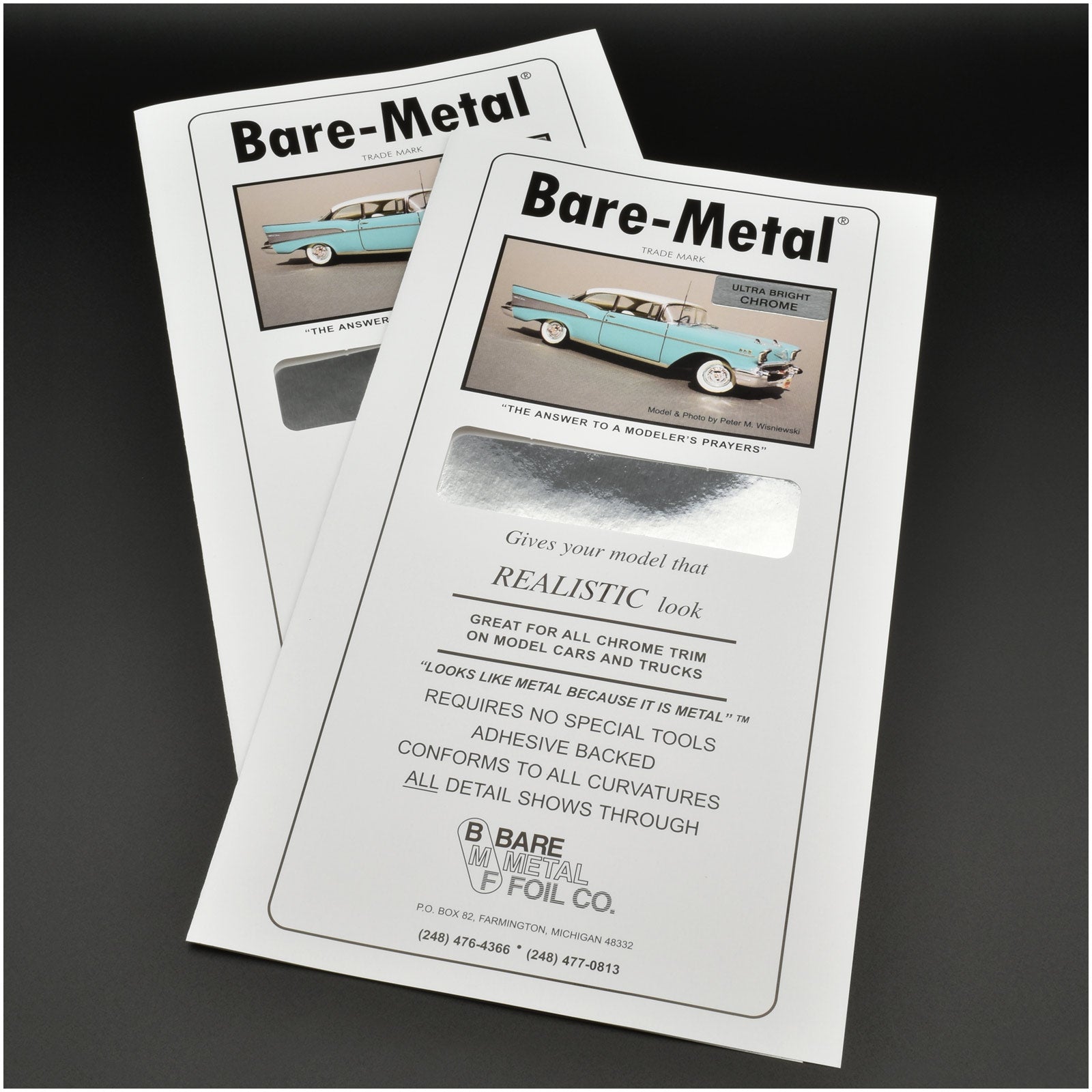 Bare - Metal® Foil Ultra Brite Chrome (2 Sheets)