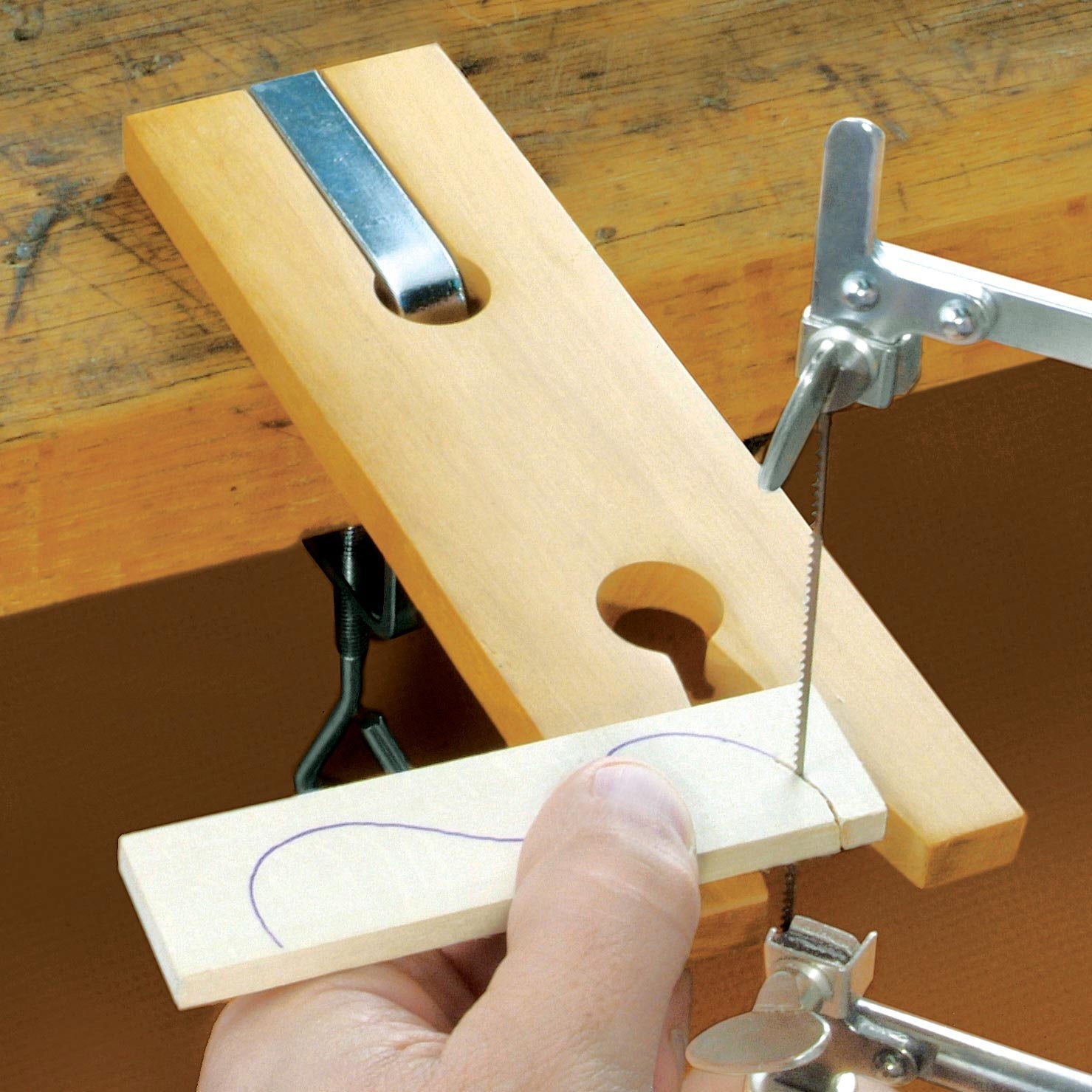 Bench Wizard V - Slot Bench Pin with Clamp