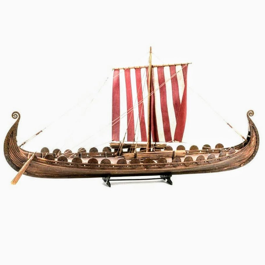 Billing Boats® Oseberg Special Viking Longboat Wooden Ship Kit, 1/25 Scale - Micro - Mark Scale Model Kits