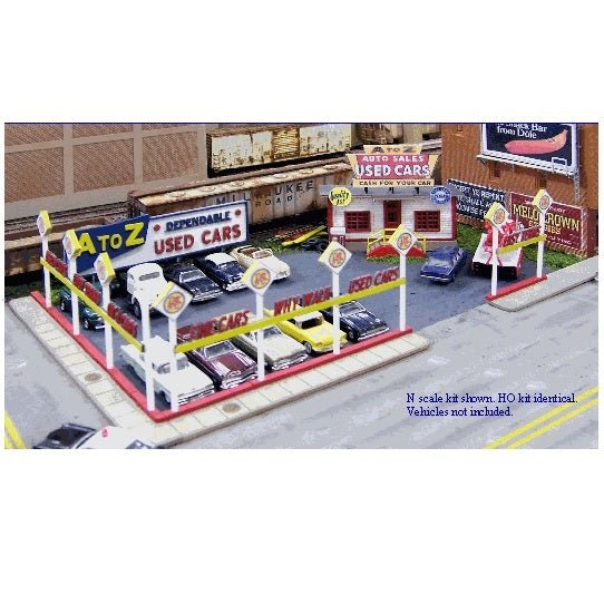 Blair Line LLC "A to Z Used Cars" Structure Kit, HO Scale