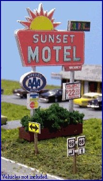 Blair Line LLC "Sunset Motel" Structure Kit, N Scale