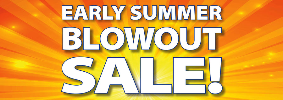Summer Blowout Sale Sign for desktop