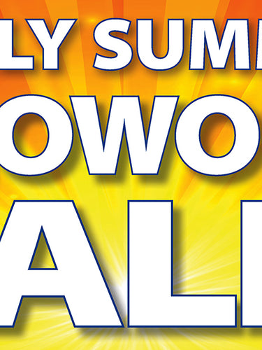 Summer Blowout Sale Sign for mobile