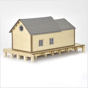 Branchline Milk Shed Kit, HO Scale, By Scientific