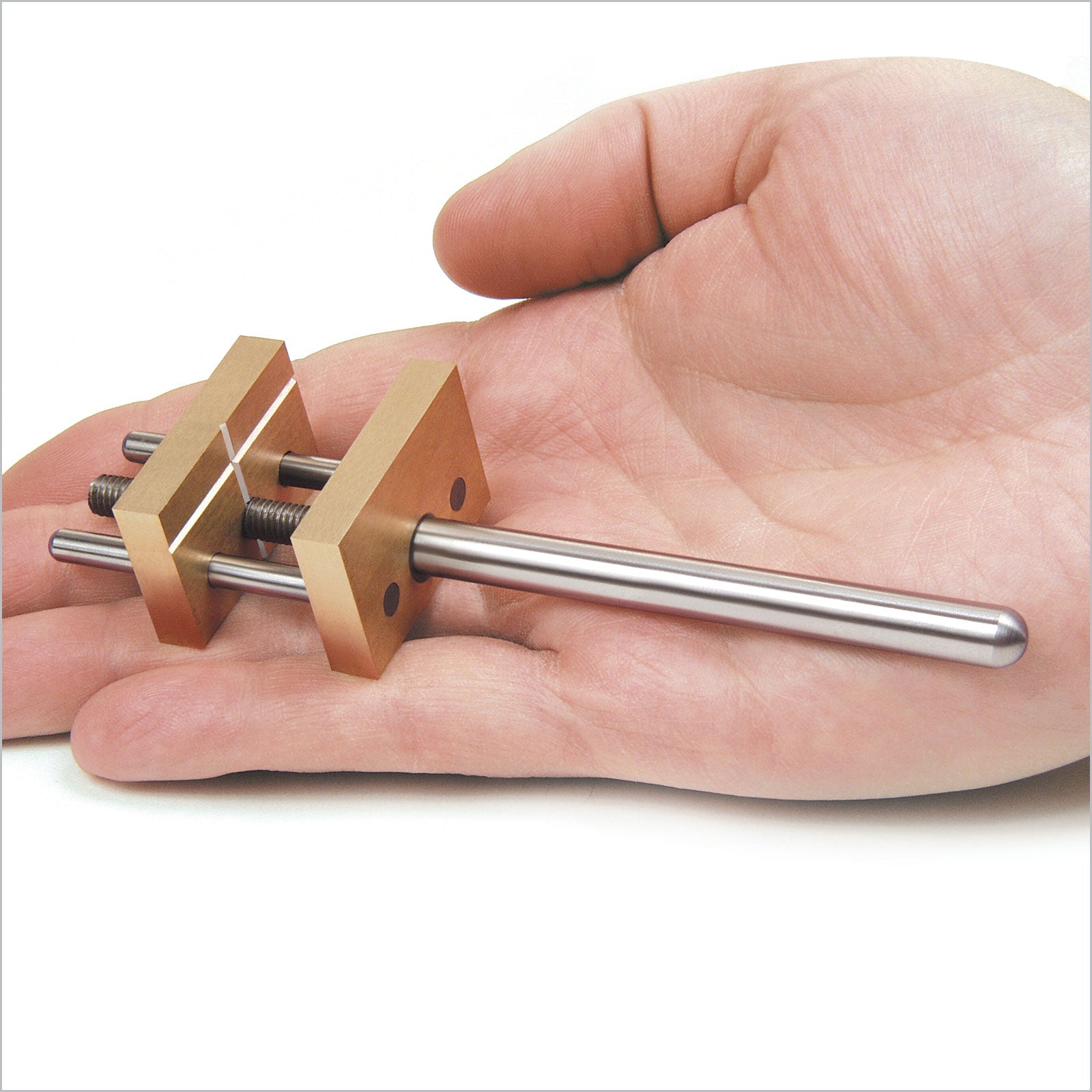 Brass Mini Vise, 1 - 1/2 Inch Capacity - Micro - Mark Tool Clamps & Vises