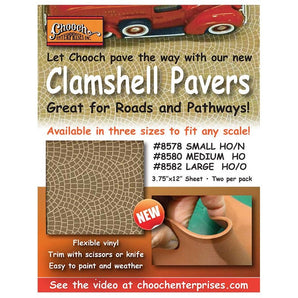 Chooch Flexible Clamshell Cobblestone Road, Large (HO/O)