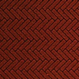 Chooch Flexible Herringbone Dark Red Brick Sheet, Small (N/HO)