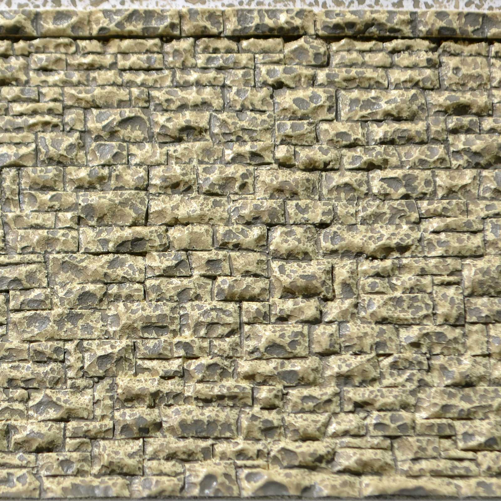 Chooch Flexible Random Stone Wall, Medium, with Peel & Stick Backing, N/HO Scale - Micro - Mark Scenery