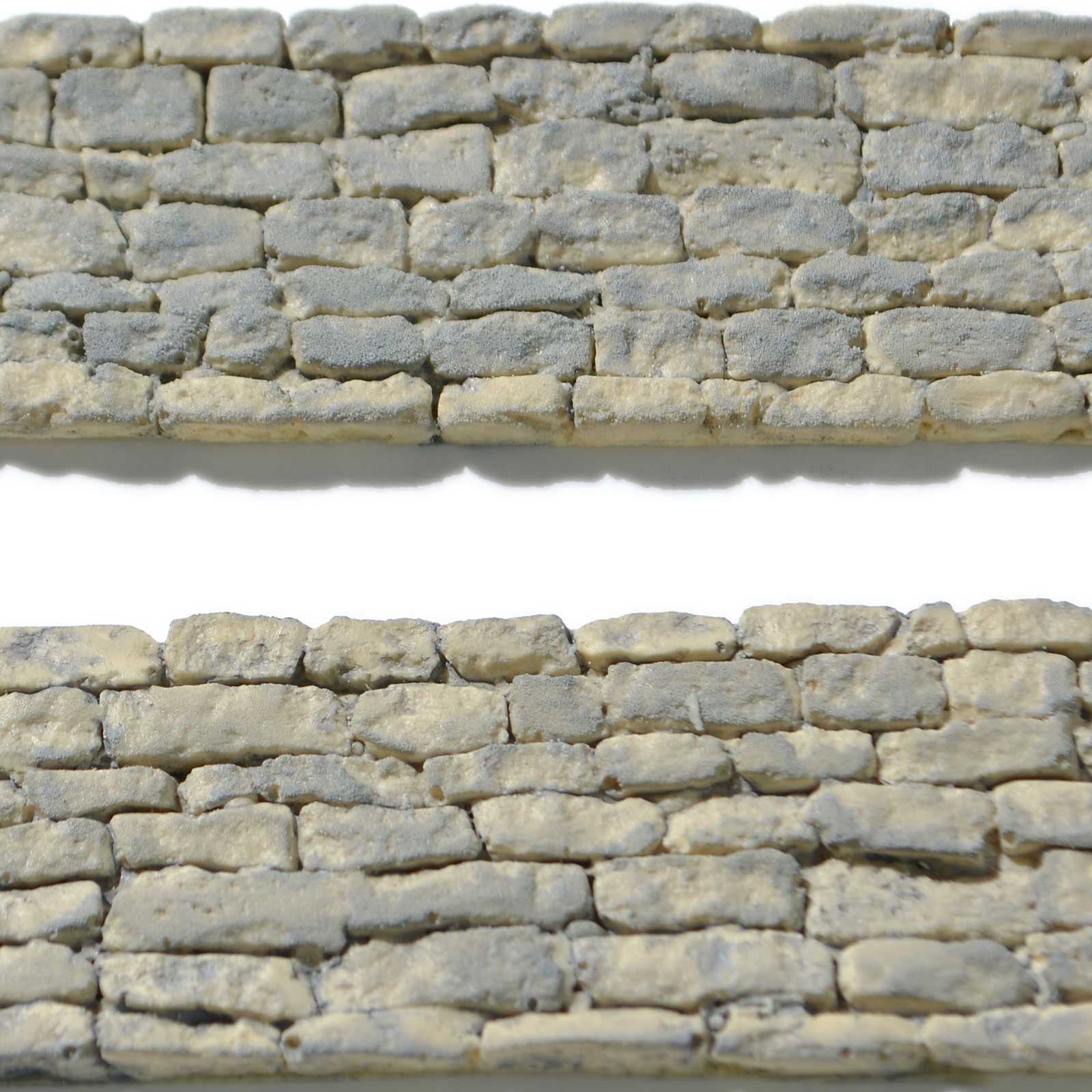 Chooch Flexible Sea Wall, Medium, with Peel & Stick Backing, HO Scale, Package of 2 - Micro - Mark Scenery