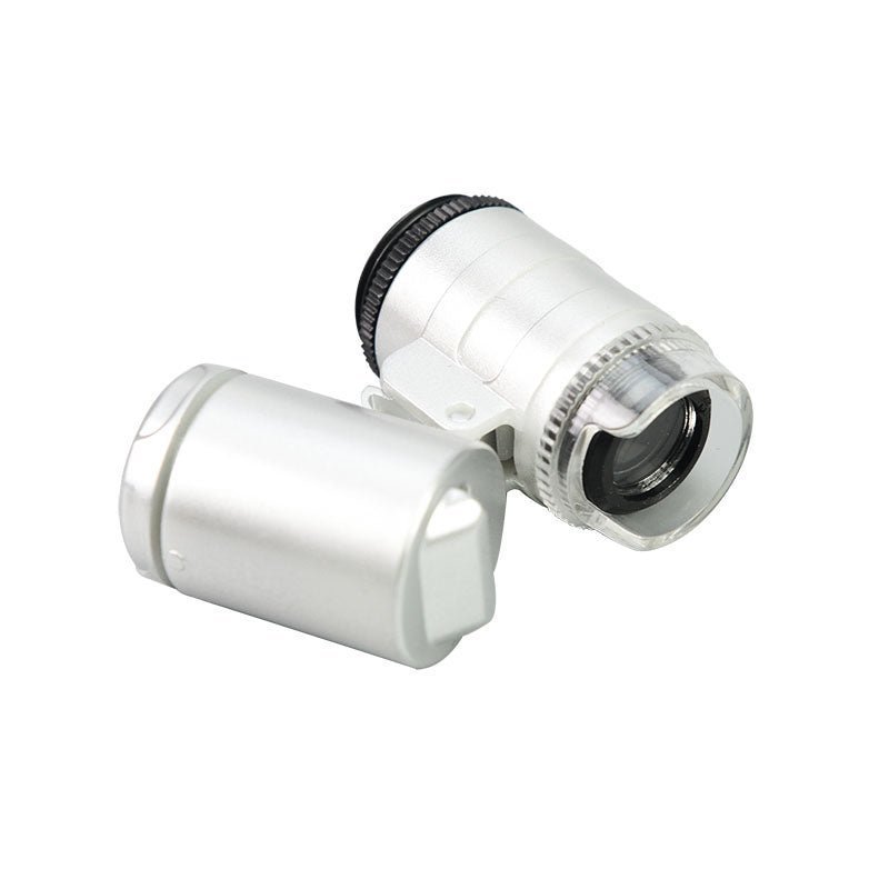 thumbnail image 2 of 60X Zoom Clip-On LED Pocket Microscope - Jeweler Magnifier Glass Loupe 2 of 5