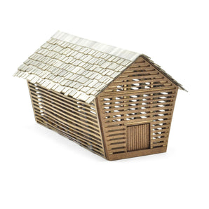 Corn Crib Kit, HO Scale, By Scientific