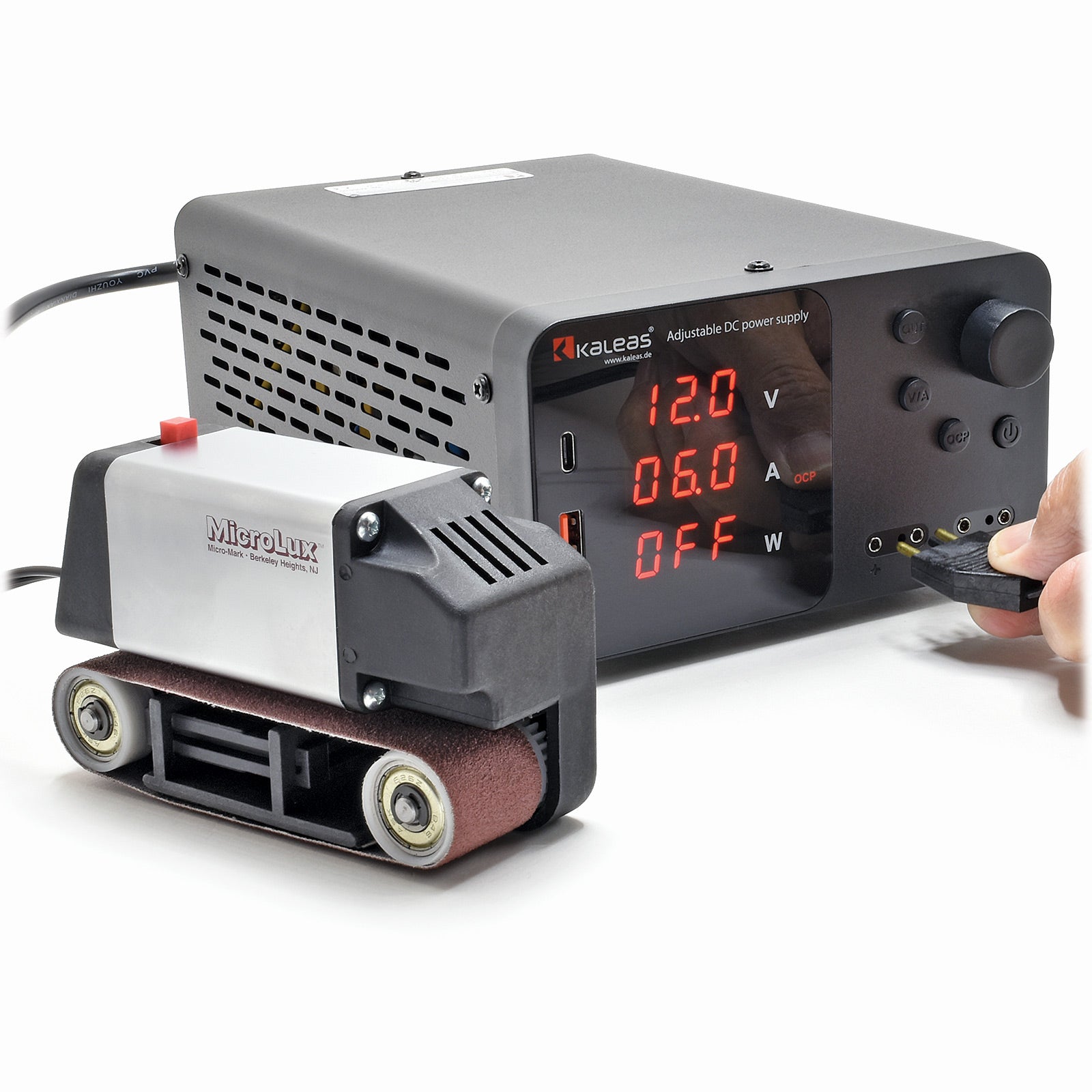 Linear Sander Mini MicroLux™ Cosplay Mini Belt Sander Package – Micro-Mark