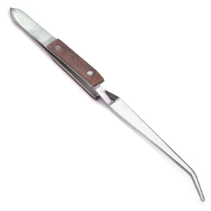 Cross Locking, Heat-Resistant Angled Tweezer