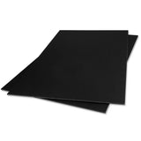 Curvable PVC Board, Black, 12 Inches x 18 Inches x 3mm (1/8 Inch) Thick, 3 Sheets