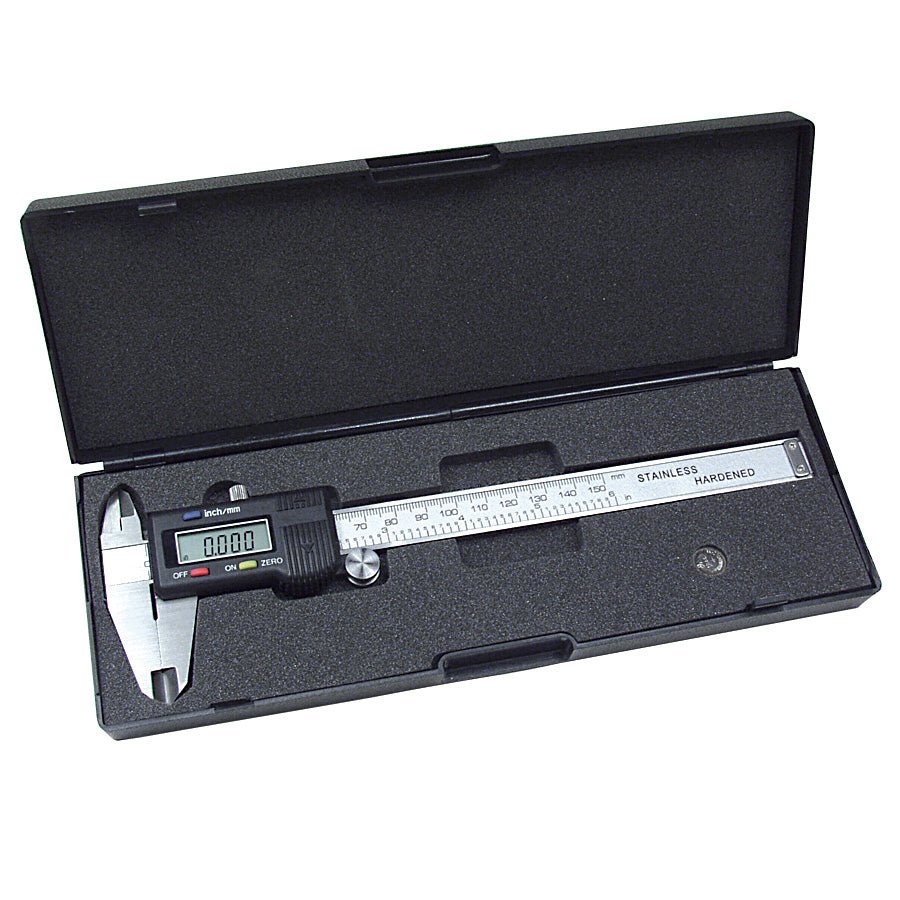 Digital Caliper with Standard Numerals, 6 Inch Capacity - Micro - Mark Measuring