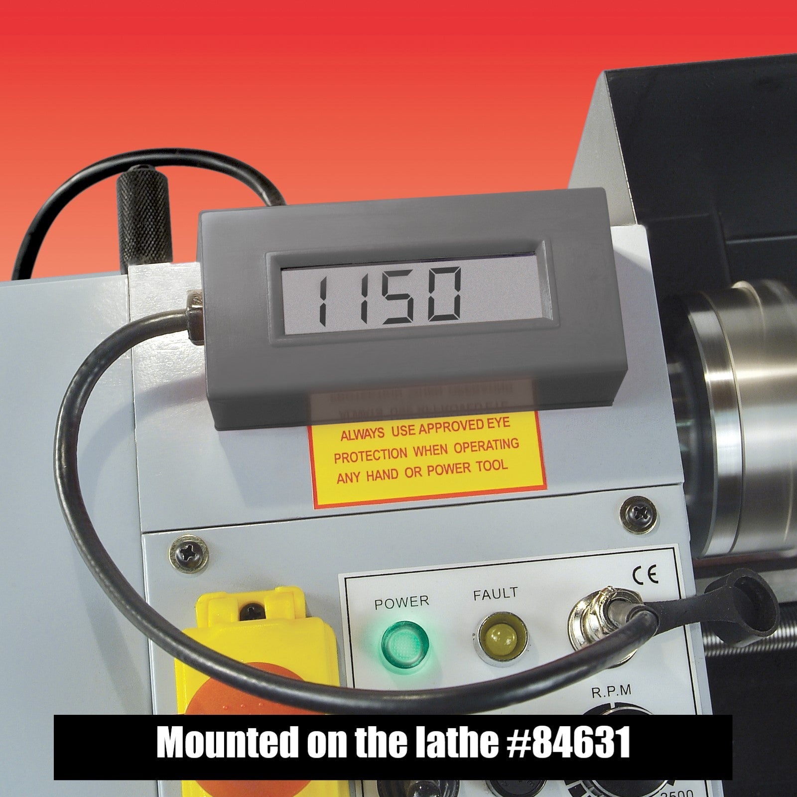 Digital Speed Readout for 7x16 Lathe and R8 Milling Machine