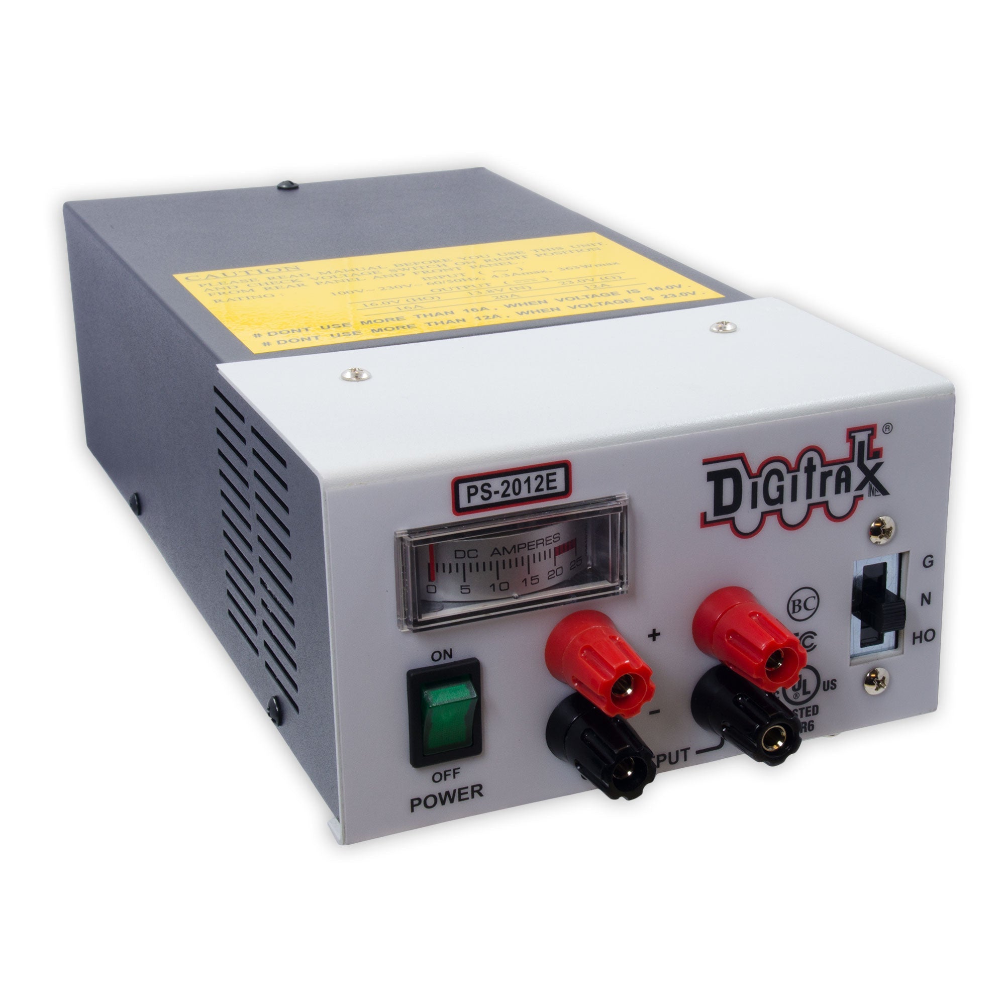 Digitrax PS2012E 20 Amp Power Supply 13.8 - 23VDC