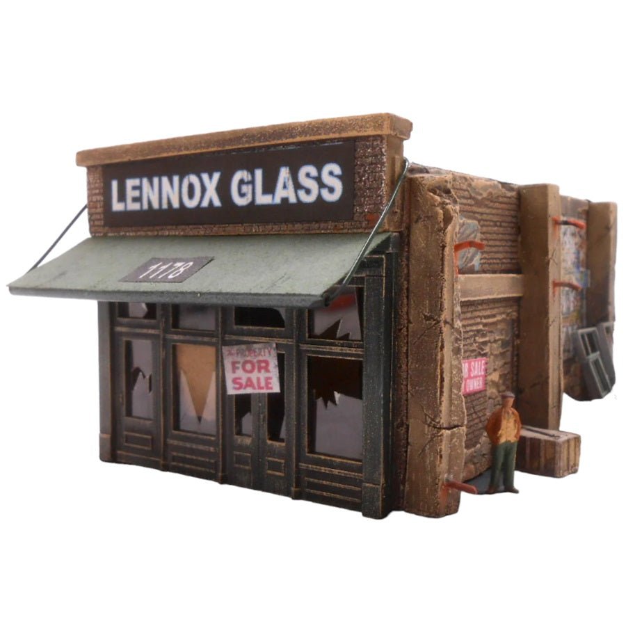 Downtown Deco "Lennox Glass" Structure Kit, HO Scale