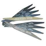 Dual Angle Sanding File Set, Multiple Grits, Set of 9