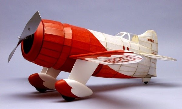 Dumas Gee Bee Model R - 1 Super Sportster Rubber Powered Flying Model Kit #403 - Micro - Mark Scale Model Kits