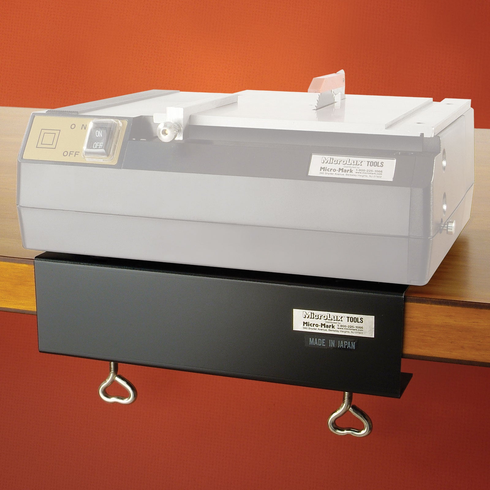Easy-Mount Bench Bracket for MicroLux® Saws – Secure Mounting – Micro-Mark
