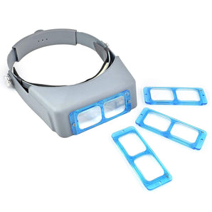 Economy Binocular Magnifier with BONUS 4 lenses!